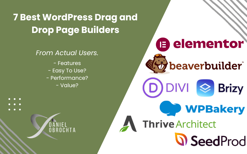 7 Best WordPress Drag and Drop Page Builders